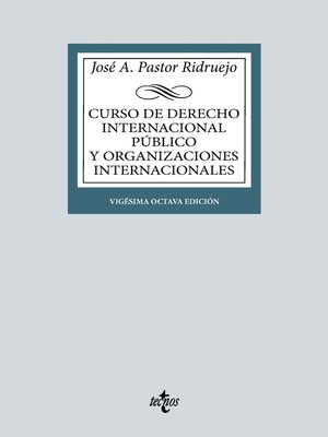 cover image of Curso de Derecho Internacional Público y de Organizaciones Internacionales